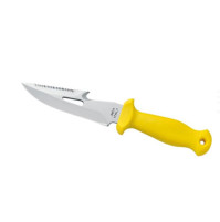 Sub 12GG knife - Inox - Yellow Color KV-ASUB12GG-Y - AZZI SUB (ONLY SOLD IN LEBANON)